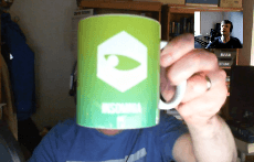 Guess where Marks been, see his Insomnia mug